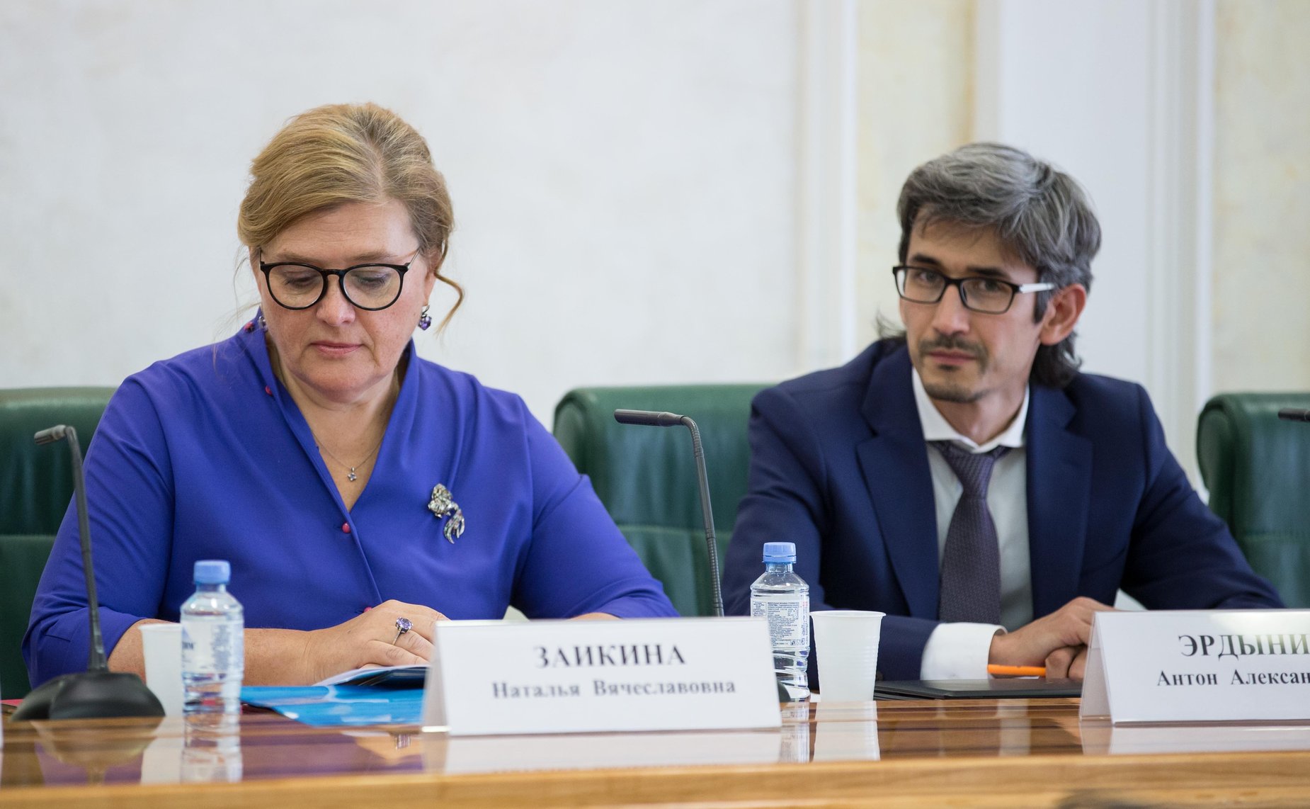 Н. Заикина и А. Эрдыниев