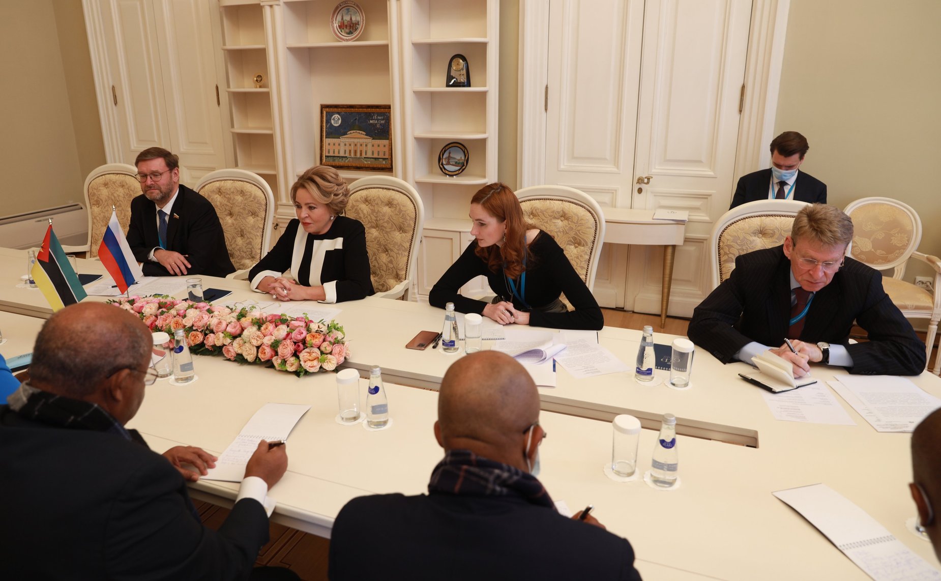 Встреча Валентины Матвиенко с Председателем Ассамблеи Республики Мозамбик