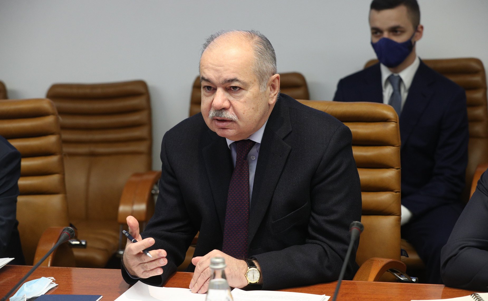 Ильяс Умаханов провел встречу с Чрезвычайным и Полномочным Послом Республики Узбекистан в Российской Федерации