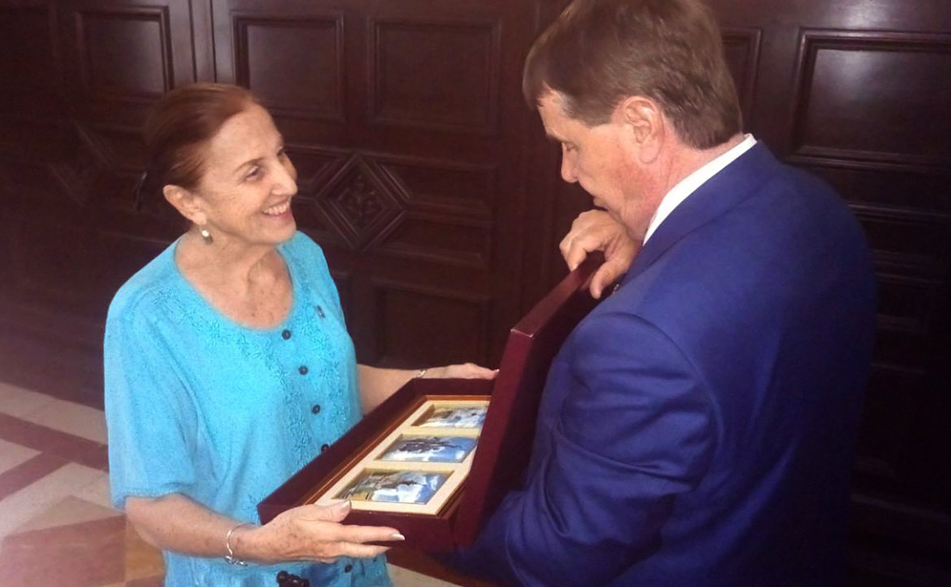 Встреча С. Цекова с председателем Комитета по международным делам Национальной ассамблеи народной власти Кубы