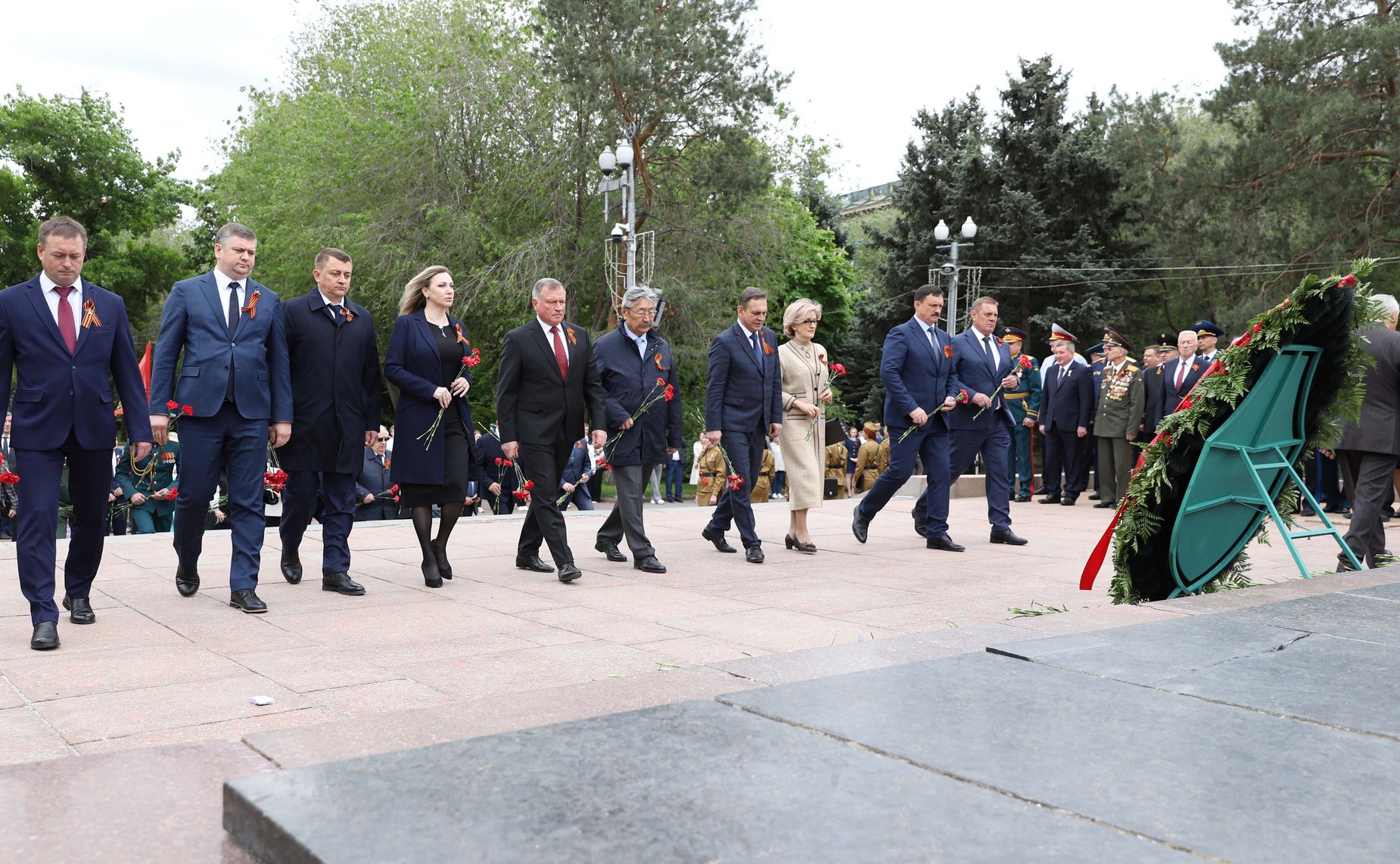 Николай Семисотов принял участие в мероприятиях по случаю 79-летия Победы в Великой Отечественной войне