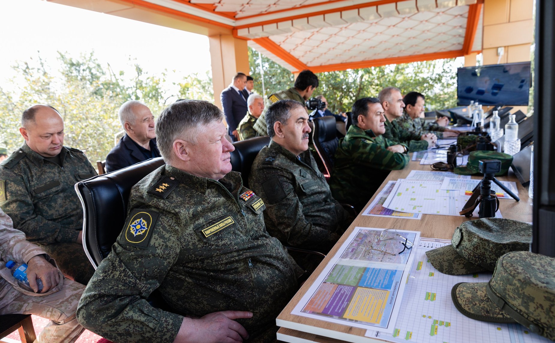 Владимир Булавин принял участие в качестве наблюдателей на совместных (специальных) учениях с Войсками (Коллективными силами) ОДКБ