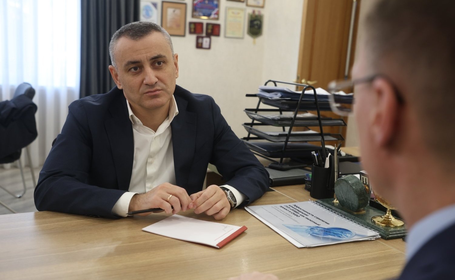 Виталий Назаренко встретился с министром ЖКХ, топлива и энергетики Северной Осетии — Алании