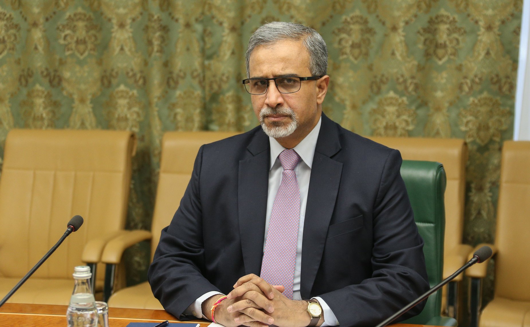 Встреча Елены Афанасьевой с Чрезвычайным и Полномочным Послом Республики Индии в РФ Д.Б. Венкатешем Вармой