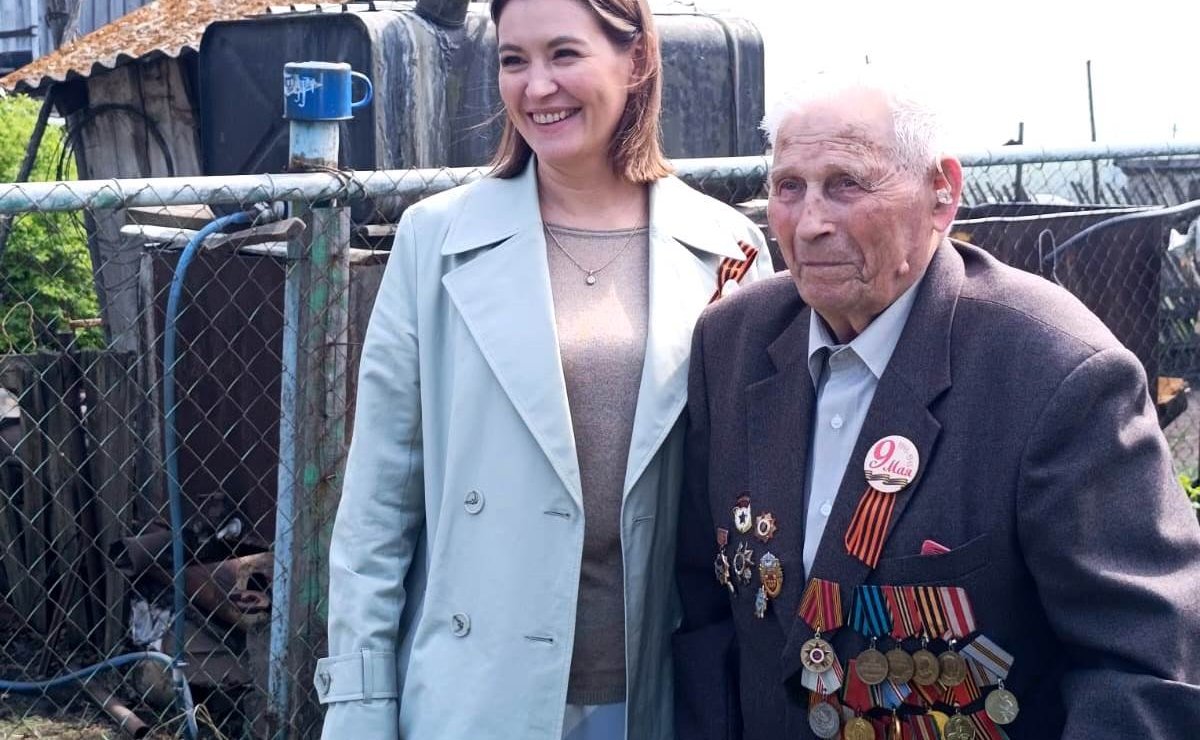 Маргарита Павлова поздравила с Днем Победы ветеранов Великой Отечественной войны