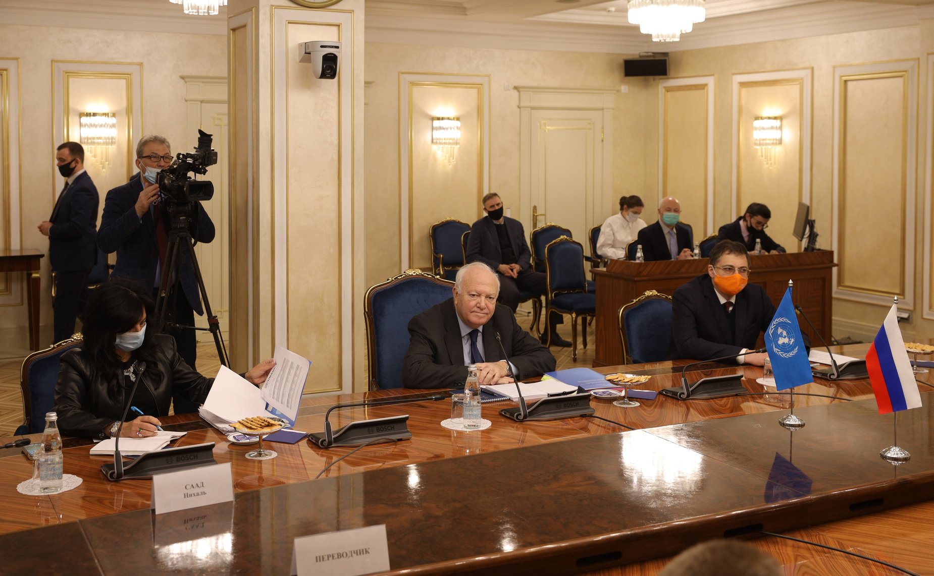 Встреча Валентины Матвиенко с Высоким представителем Генерального секретаря ООН по Альянсу цивилизаций Мигелем Моратиносом