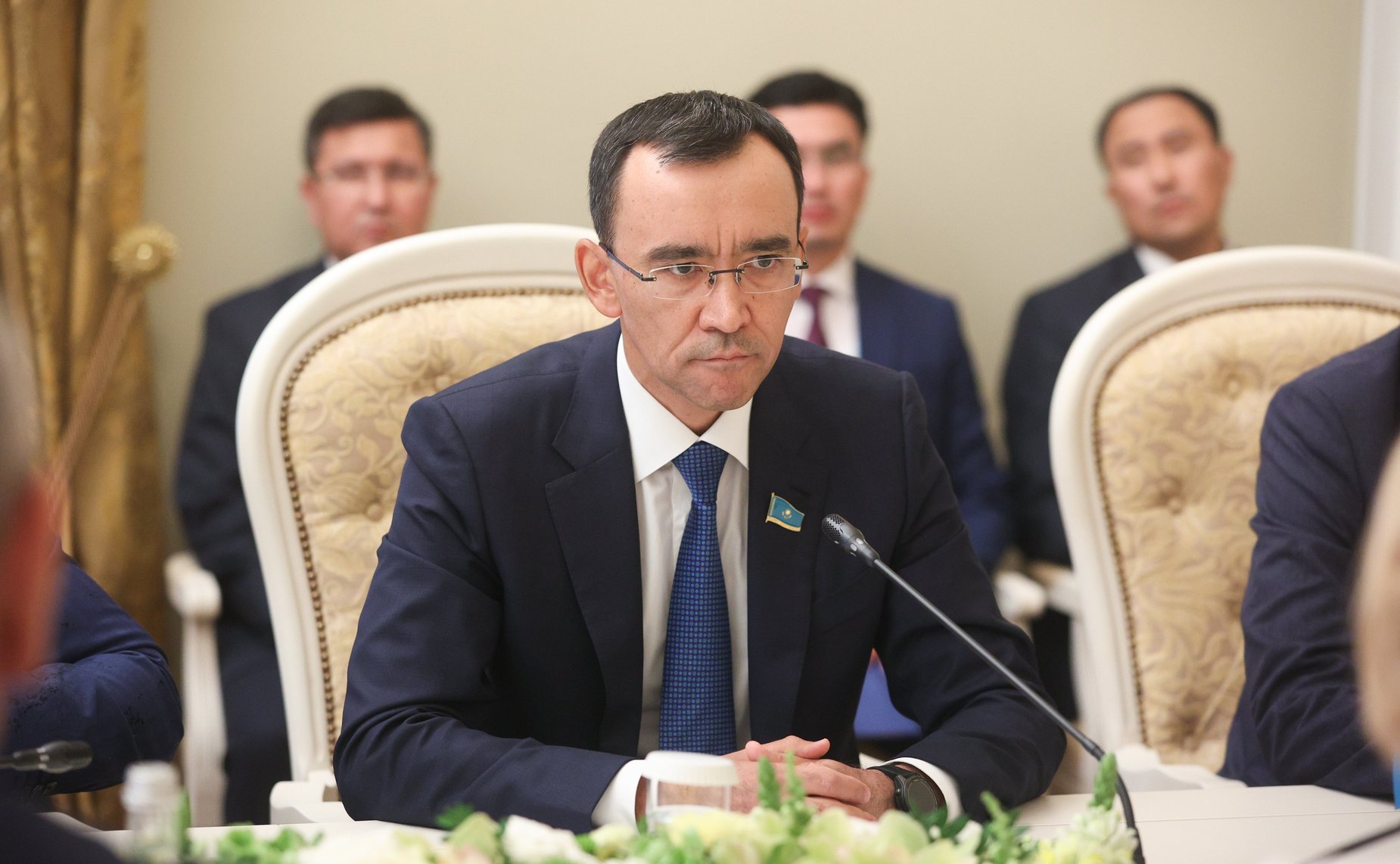 Встреча Валентины Матвиенко с Председателем Сената Парламента Республики Казахстан Мауленом Ашимбаевым