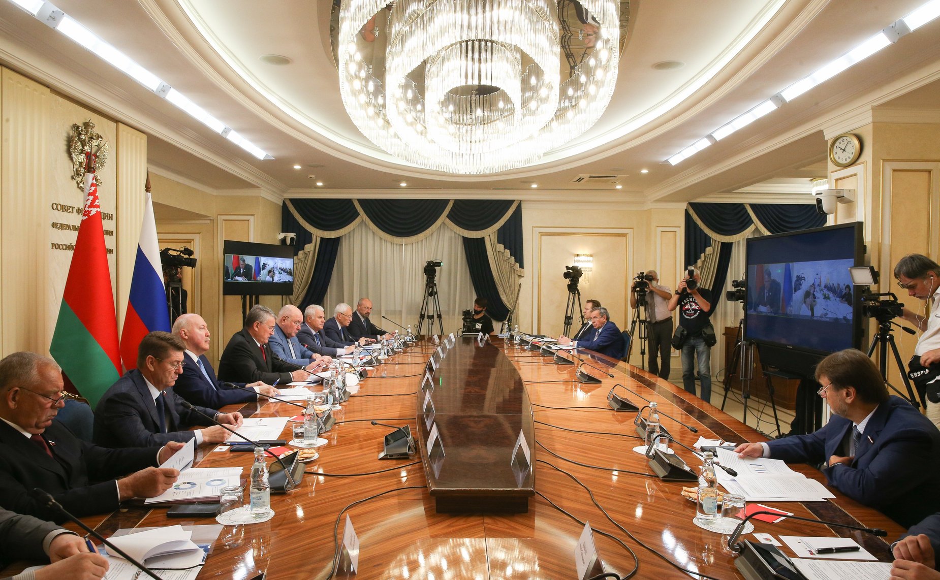 Заседание Межпарламентской комиссии СФ и Совета Республики Национального собрания Республики Беларусь по межрегиональному сотрудничеству