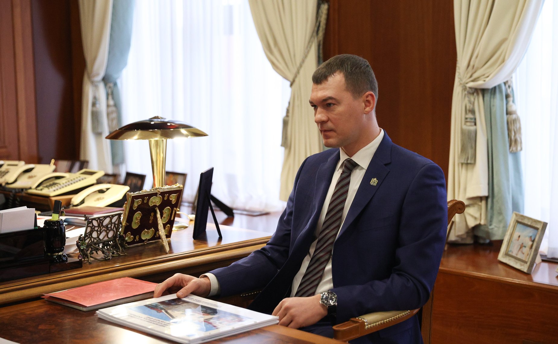 Валентина Матвиенко провела рабочую встречу с губернатором Хабаровского края Михаилом Дегтяревым