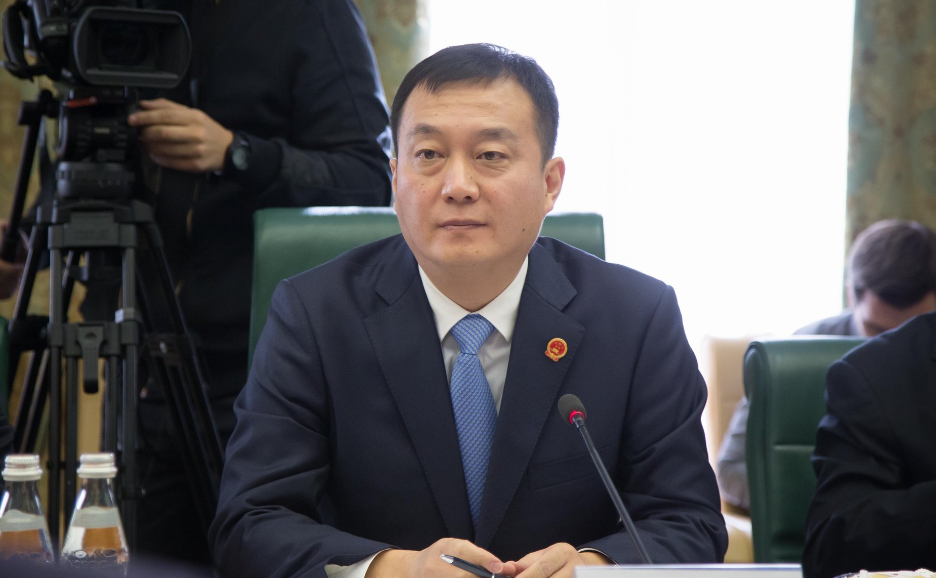 Встреча Валерия Рязанского с делегацией молодых депутатов Всекитайского собрания народных представителей Китайской Народной Республики во главе с депутатом Кон Тао