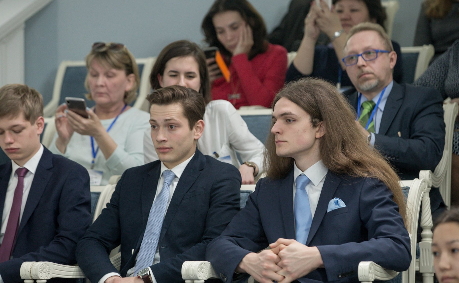 Встреча Л. Гумеровой с участниками XXVI Всероссийских юношеских чтений имени В.И. Вернадского