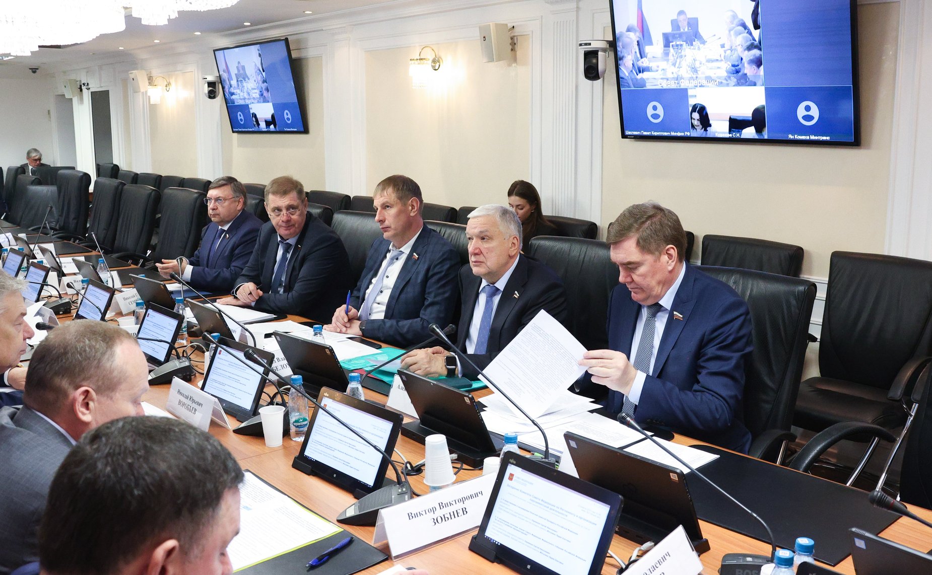 Заседание Комитета Совета Федерации по Регламенту и организации парламентской деятельности