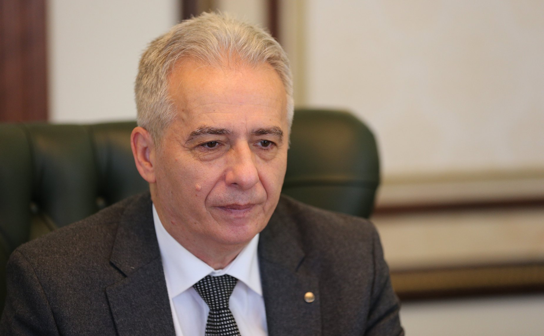 Встреча Валерия Рязанского с председателем Комитета Народной скупщины Республики Сербии по делам Косово и Метохии, председателем группы дружбы с РФ Милованом Дрецун