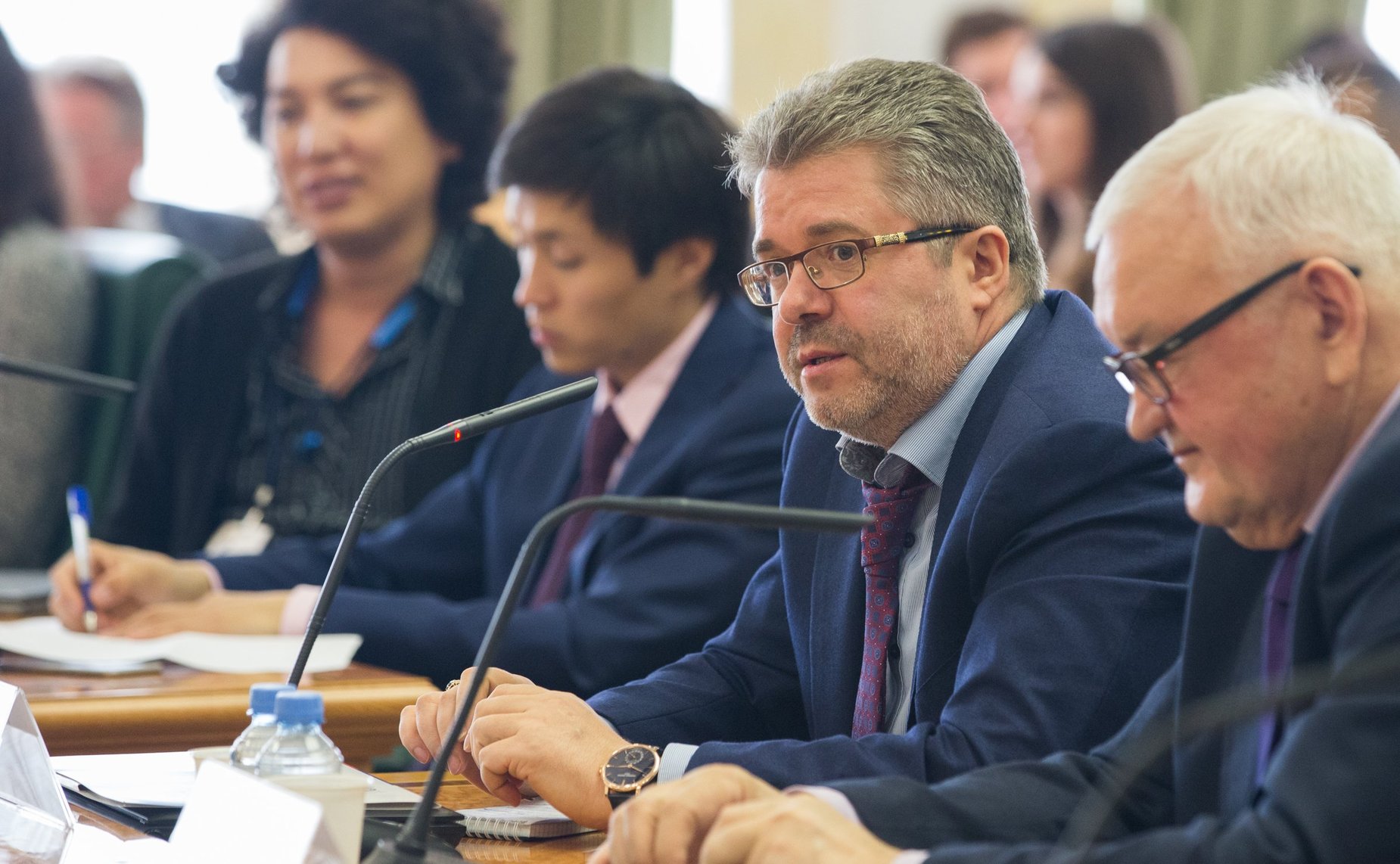 Встреча членов Правления Интеграционного клуба при Председателе СФ с финалистами Конкурса молодых международников СНГ имени А.А. Громыко