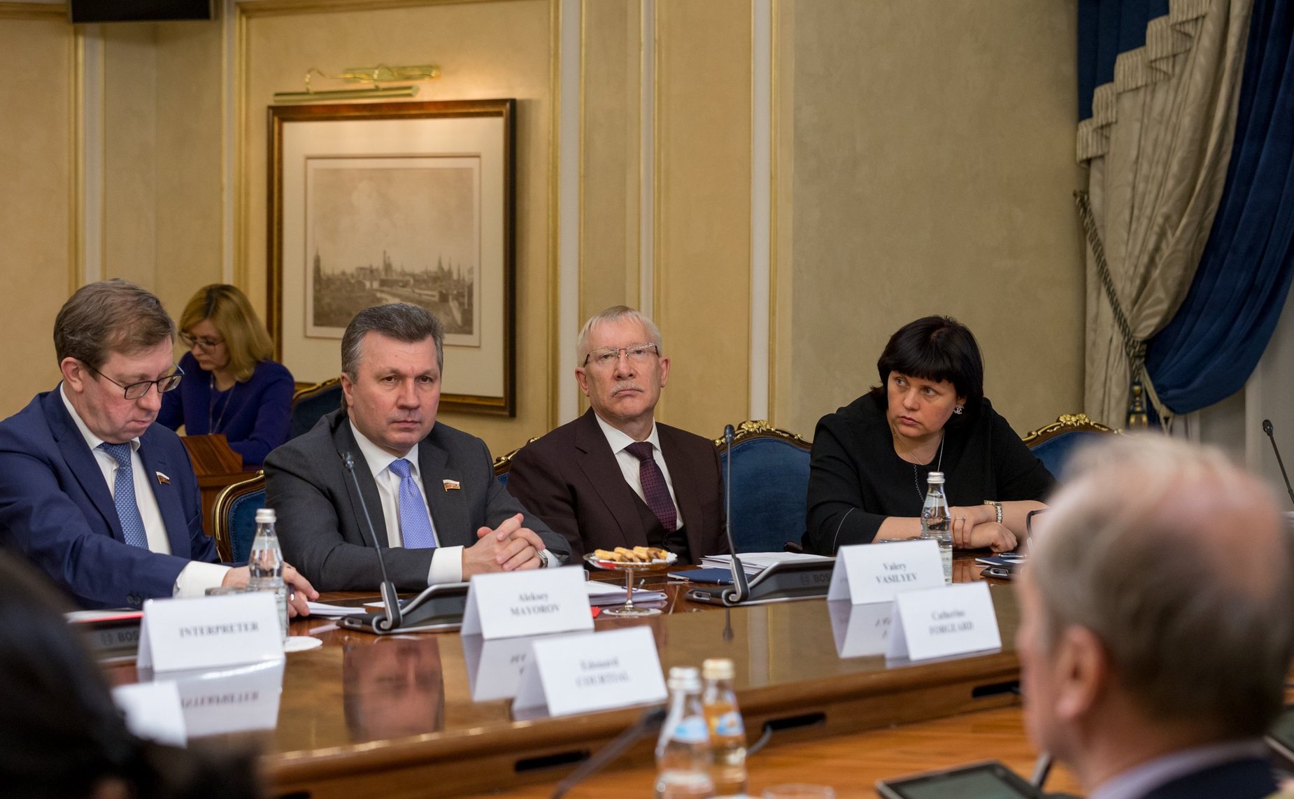 Заседание групп по сотрудничеству Совета Федерации и Сената Французской Республики