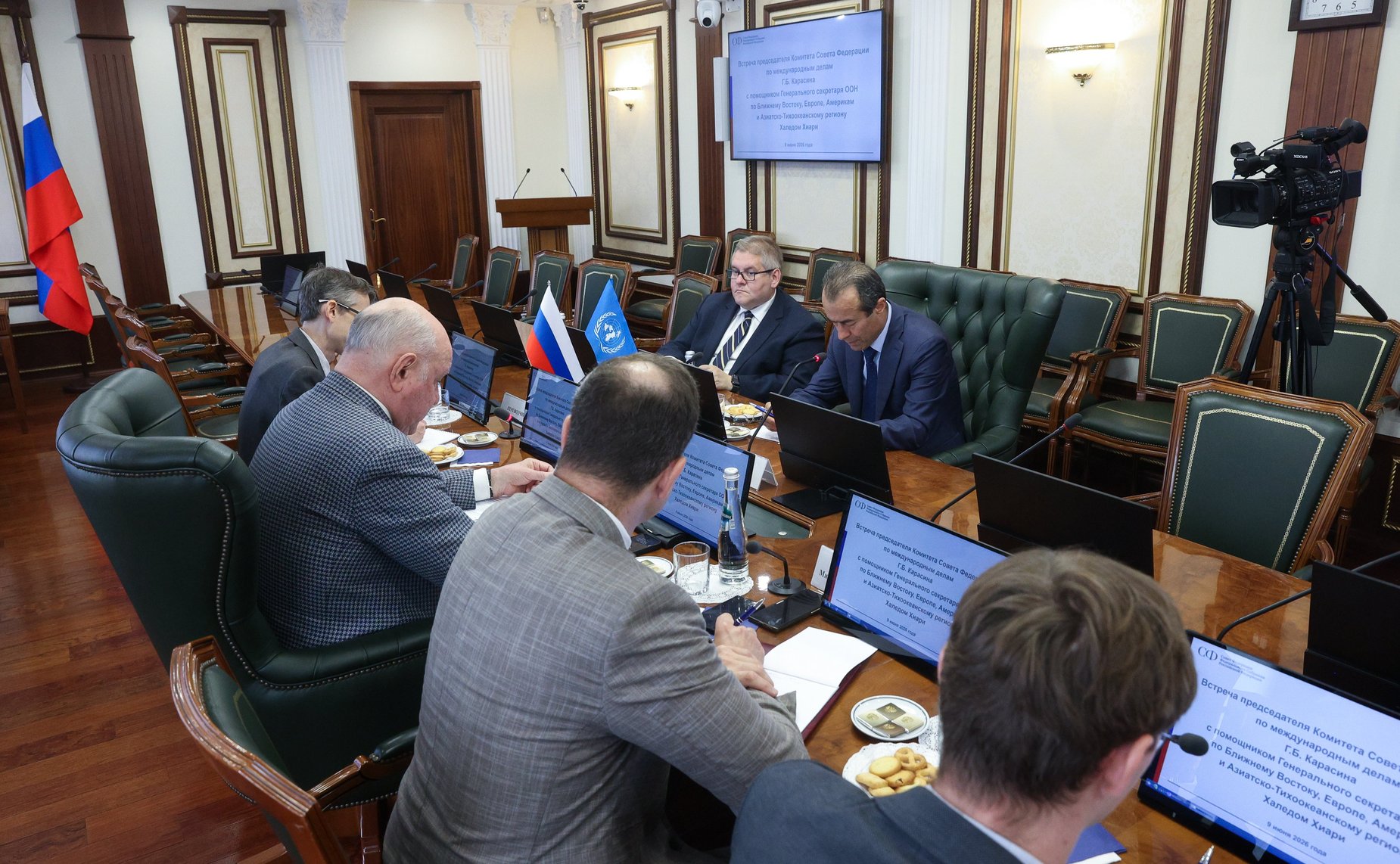 Встреча Григория Карасина с помощником Генерального секретаря ООН по Ближнему Востоку, Европе, Америкам и Азиатско-Тихоокеанскому региону