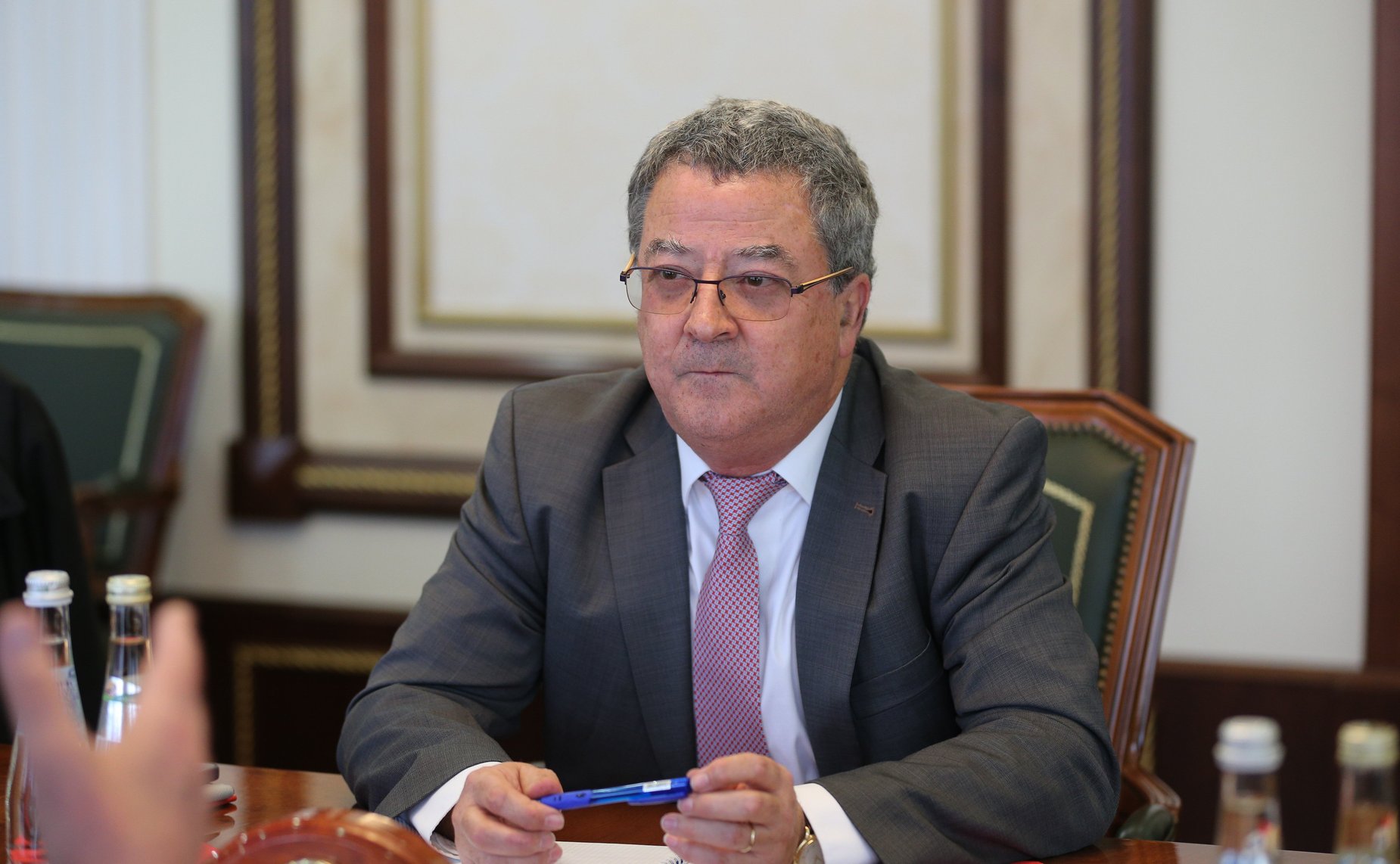 Григорий Карасин провел встречу с Ивом Россье, который с 2017 по 2021 являлся послом Швейцарии в России