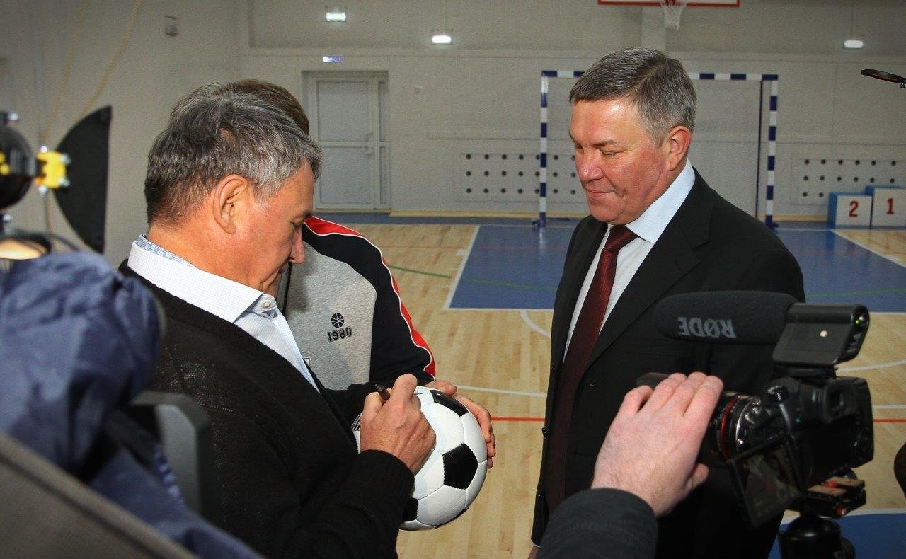 Торжественная церемония открытия здания кадетской школы в центре «Корабелы Прионежья» в Вытегорском районе Вологодской области