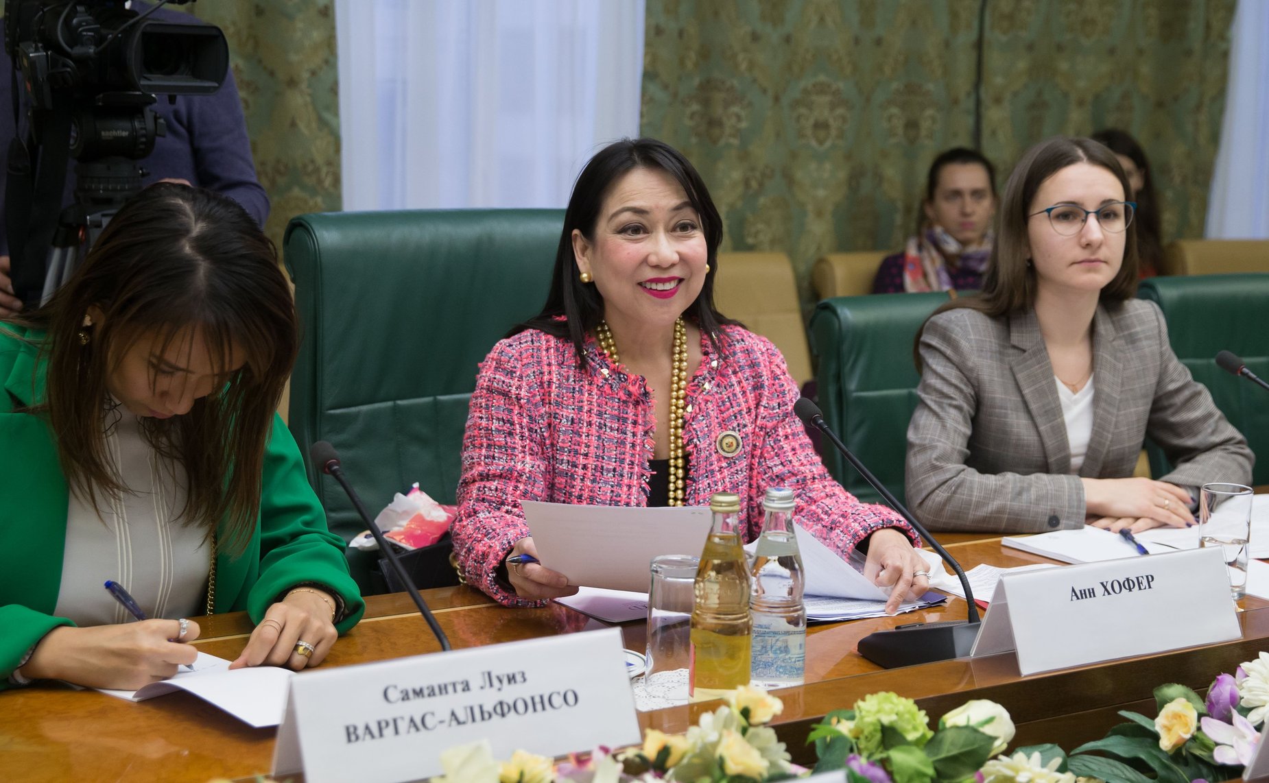 Встреча Константина Косачева с делегацией Комитета по международным делам Палаты представителей Республики Филиппины во главе с его председателем Анн Хофер