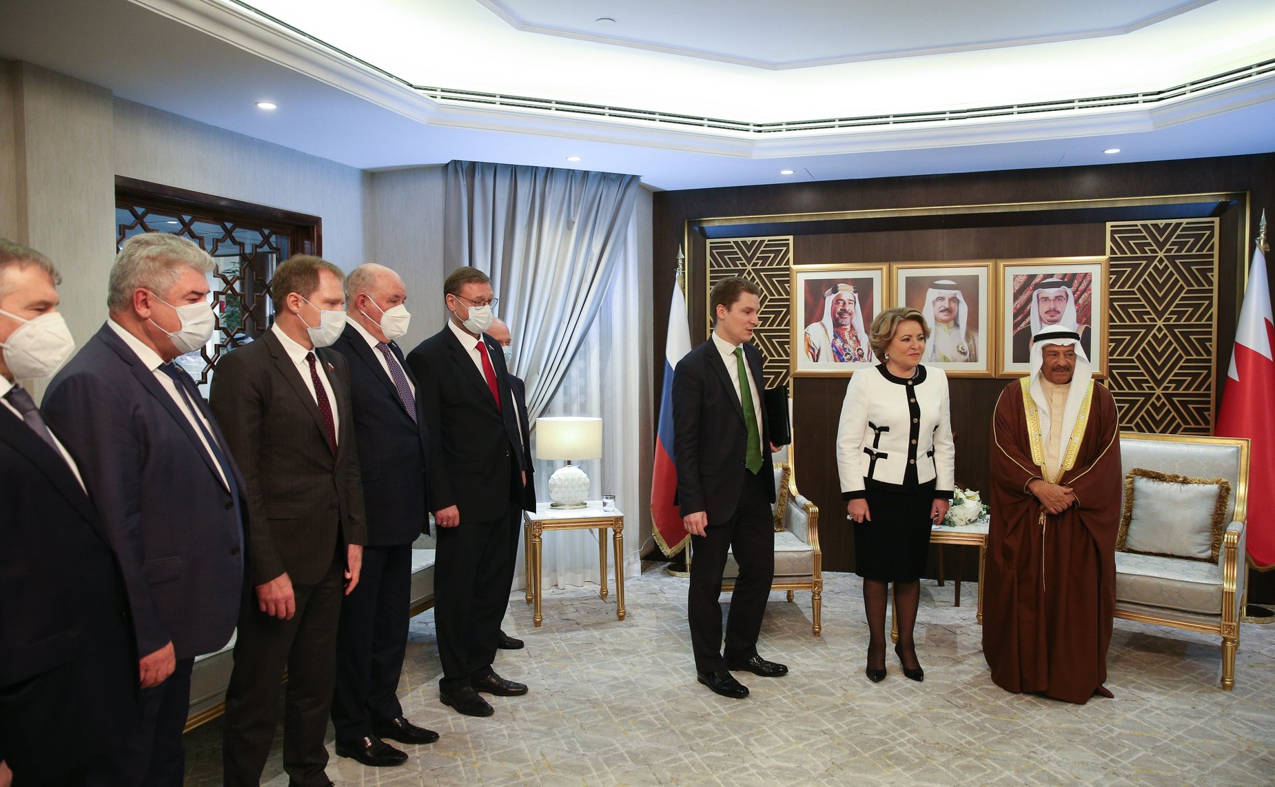 Встреча Председателя Совета Федерации Валентины Матвиенко с Председателем Консультативного совета Национального собрания Королевства Бахрейн Али Бен Салехом Ас-Салехом