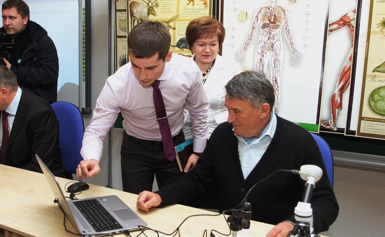 Торжественная церемония открытия здания кадетской школы в центре «Корабелы Прионежья» в Вытегорском районе Вологодской области