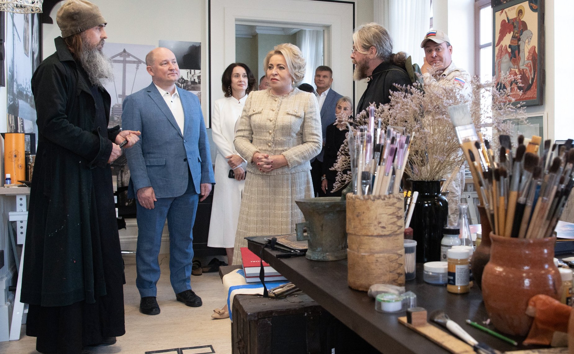 Валентина Матвиенко посетила Севастопольскую детскую школу искусств