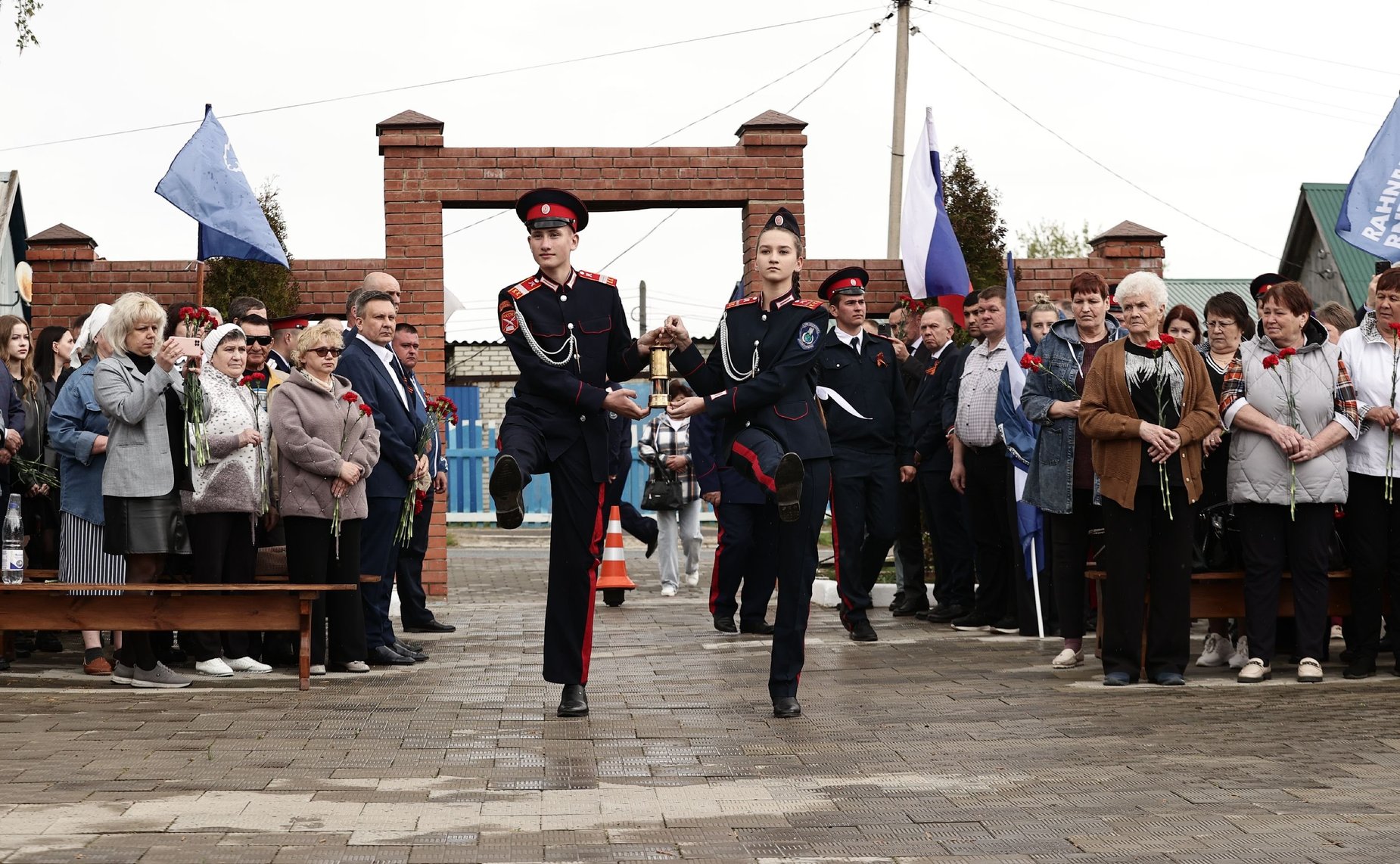 Сергей Рябухин в ходе рабочей поездки в регион принял участие во Всероссийской акции «Храним огонь Победы»