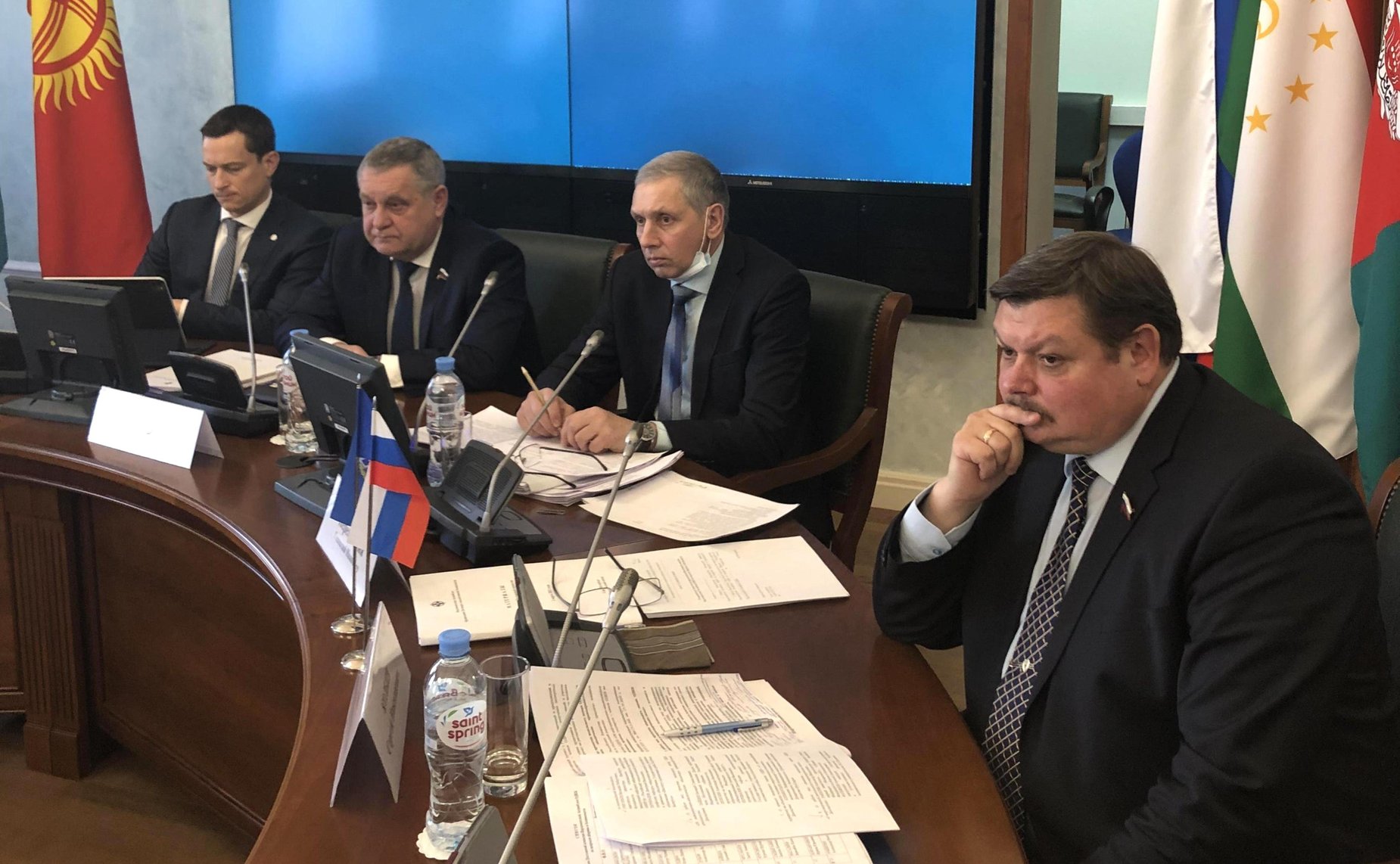 Сенаторы РФ приняли участие в заседаниях постоянных комиссий ПА ОДКБ