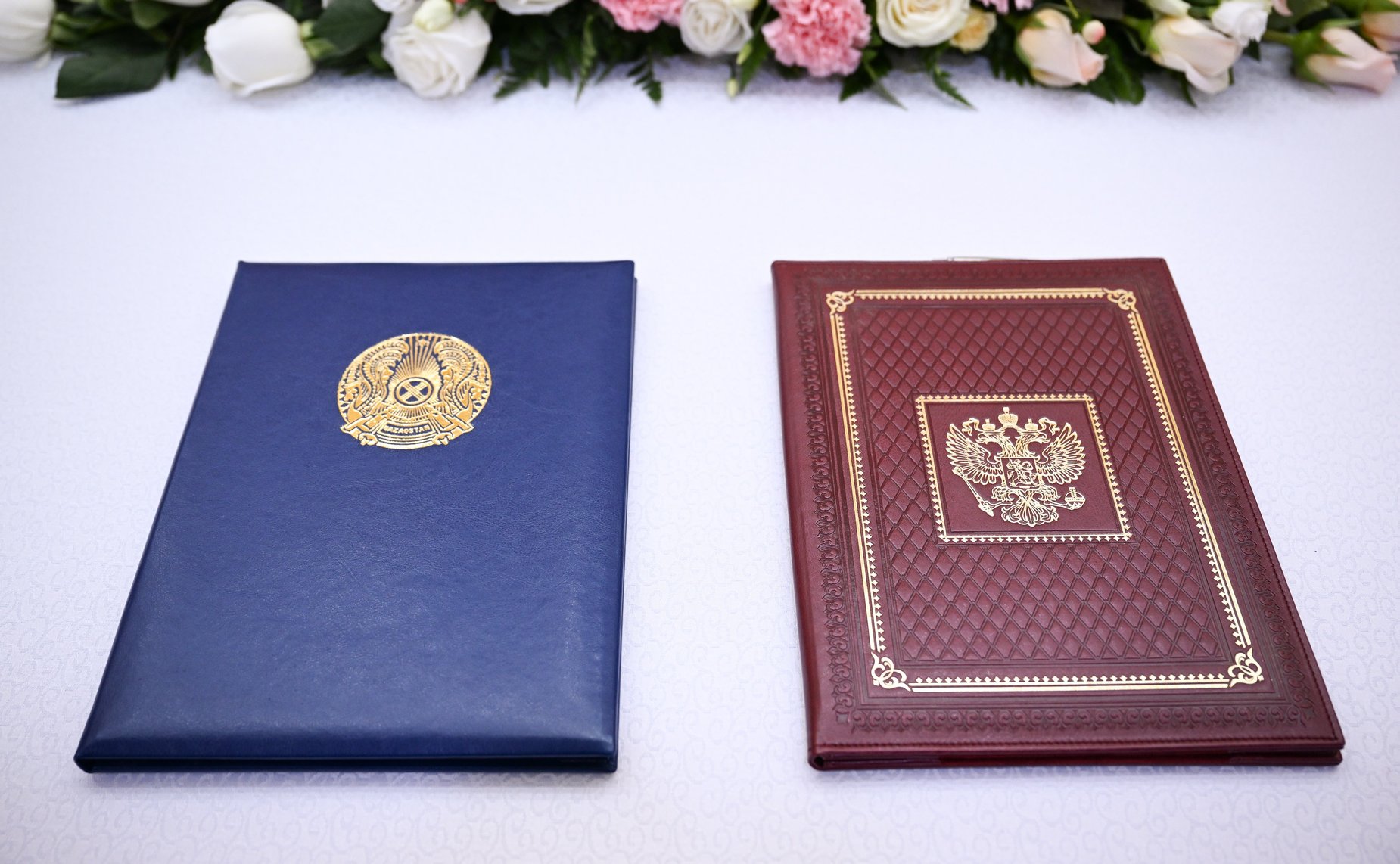 Церемония подписания Плана практических мероприятий («дорожной карты») по развитию межпарламентского сотрудничества между Сенатом Парламента Республики Казахстан и Советом Федерации на 2025–2027 гг