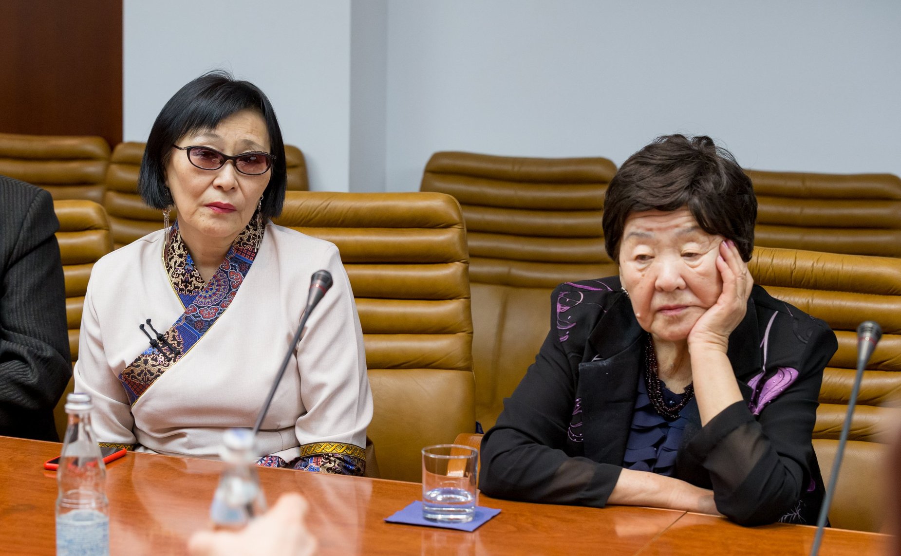 Встреча А. Варфоломеева и В. Мархаева с делегацией Республики Бурятия