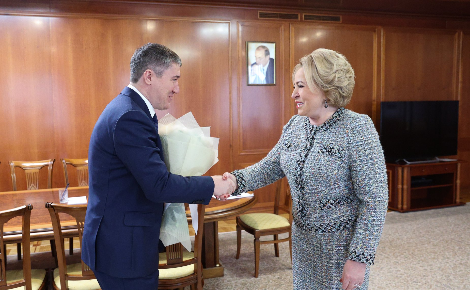 Валентина Матвиенко провела встречу с руководством Пермского края