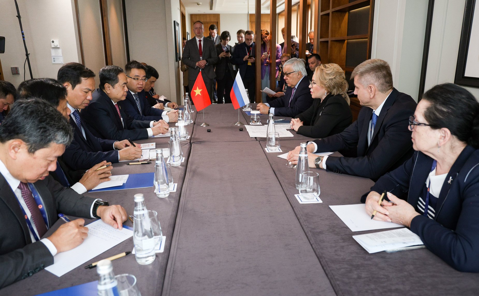 Встреча Председателя Совета Федерации Валентины Матвиенко с Председателем Национального собрания Социалистической Республики Вьетнам Чан Тхань Маном