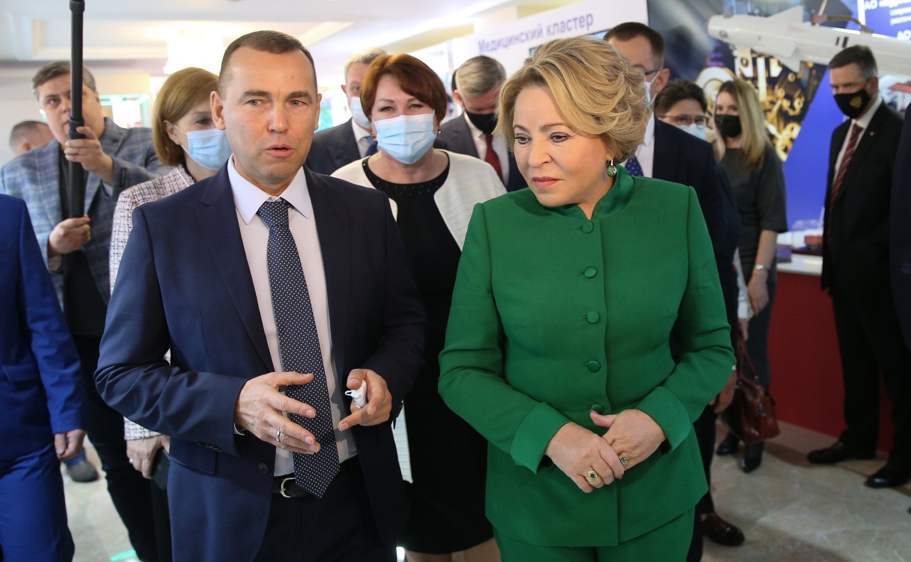 Открытие в Совете Федерации выставки, посвященной социально-экономическому развитию Курганской области