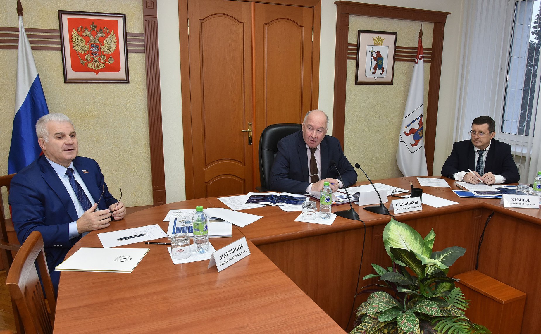 Рабочая поездка Сергея Мартынова в Марий Эл