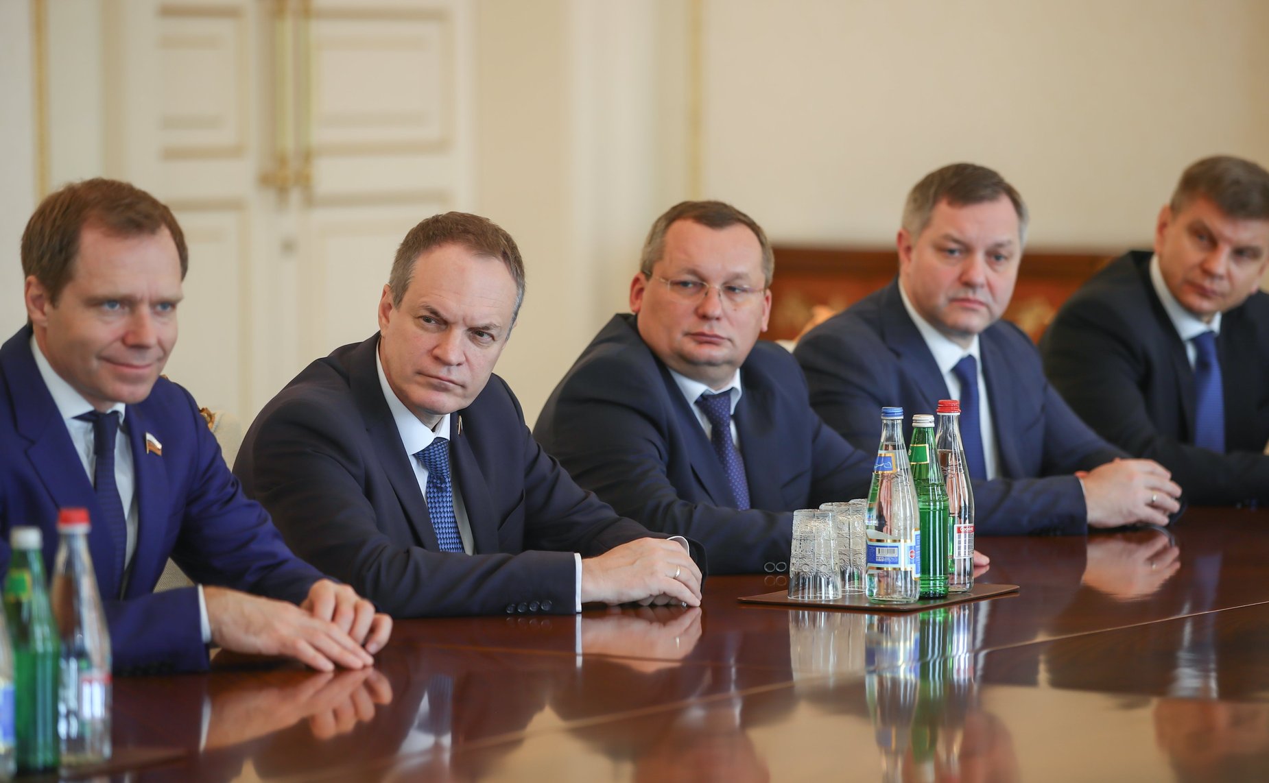 Встреча делегации Совета Федерации с Президентом Азербайджана Ильхамом Алиевым