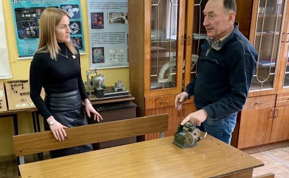 Ирина Кожанова посетила «Ярцевский индустриальный техникум» г.Ярцево Смоленской области