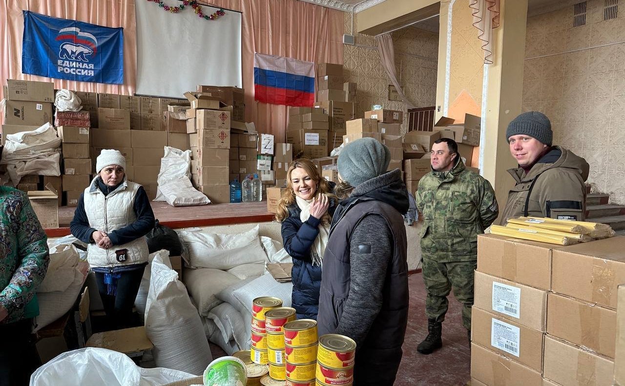 Дарья Лантратова посетила госпиталь в Луганской Народной Республике