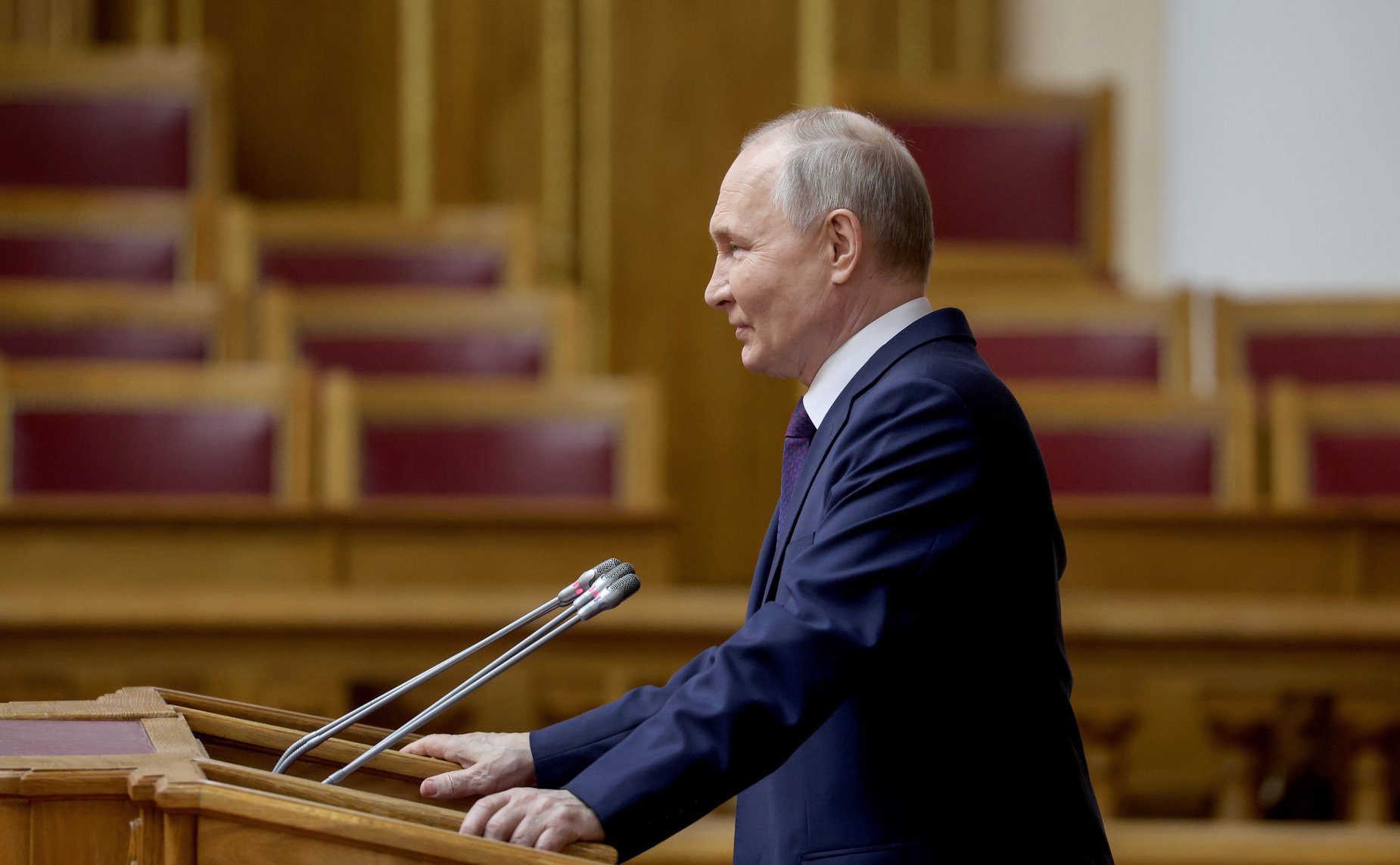 Президент Российской Федерации Владимир Путин встретился с членами Совета законодателей РФ при Федеральном Собрании