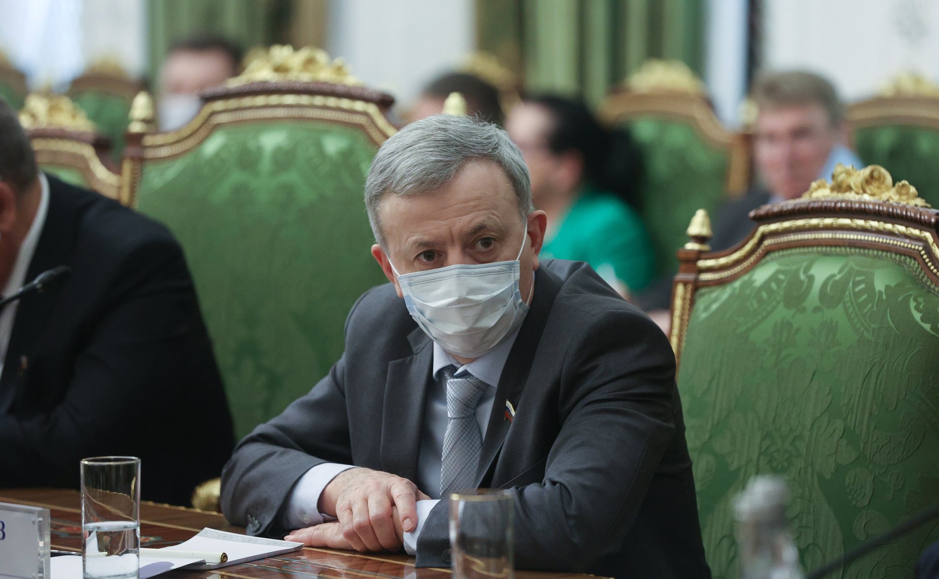 Встреча Председателя Совета Федерации Валентины Матвиенко с Председателем Маджлиси милли Маджлиси Оли Республики Таджикистан Рустами Эмомали