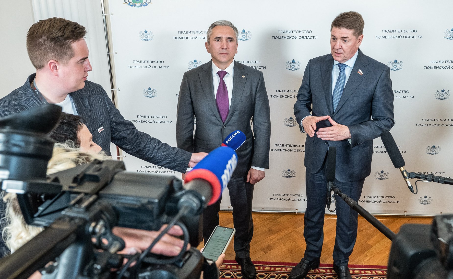 Пресс-подход Александра Моора и Андрея Шевченко