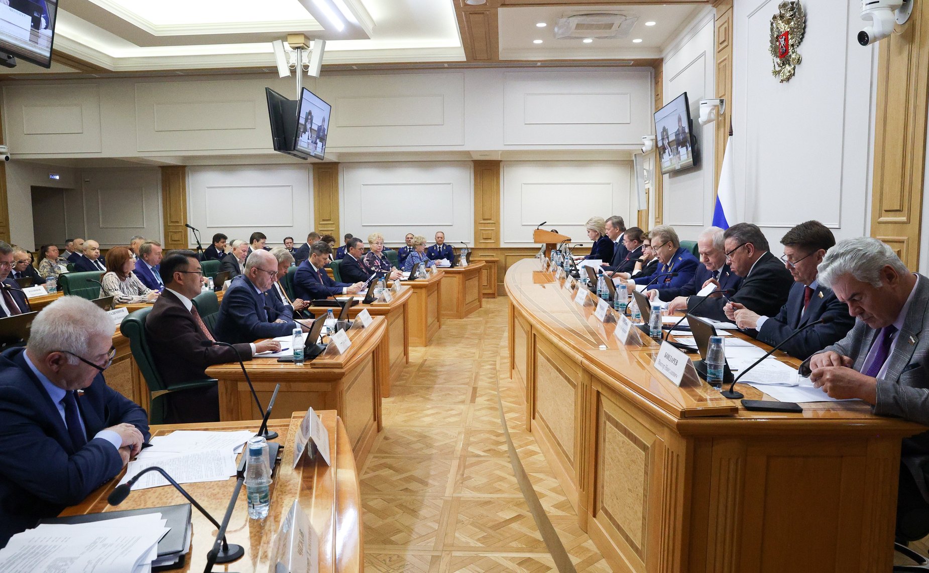Совместное Заседание Комитета СФ по конституционному законодательству и государственному строительству, Комитета СФ по обороне и безопасности, Комитета СФ по федеративному устройству, региональной политике, местному самоуправлению и делам Севера