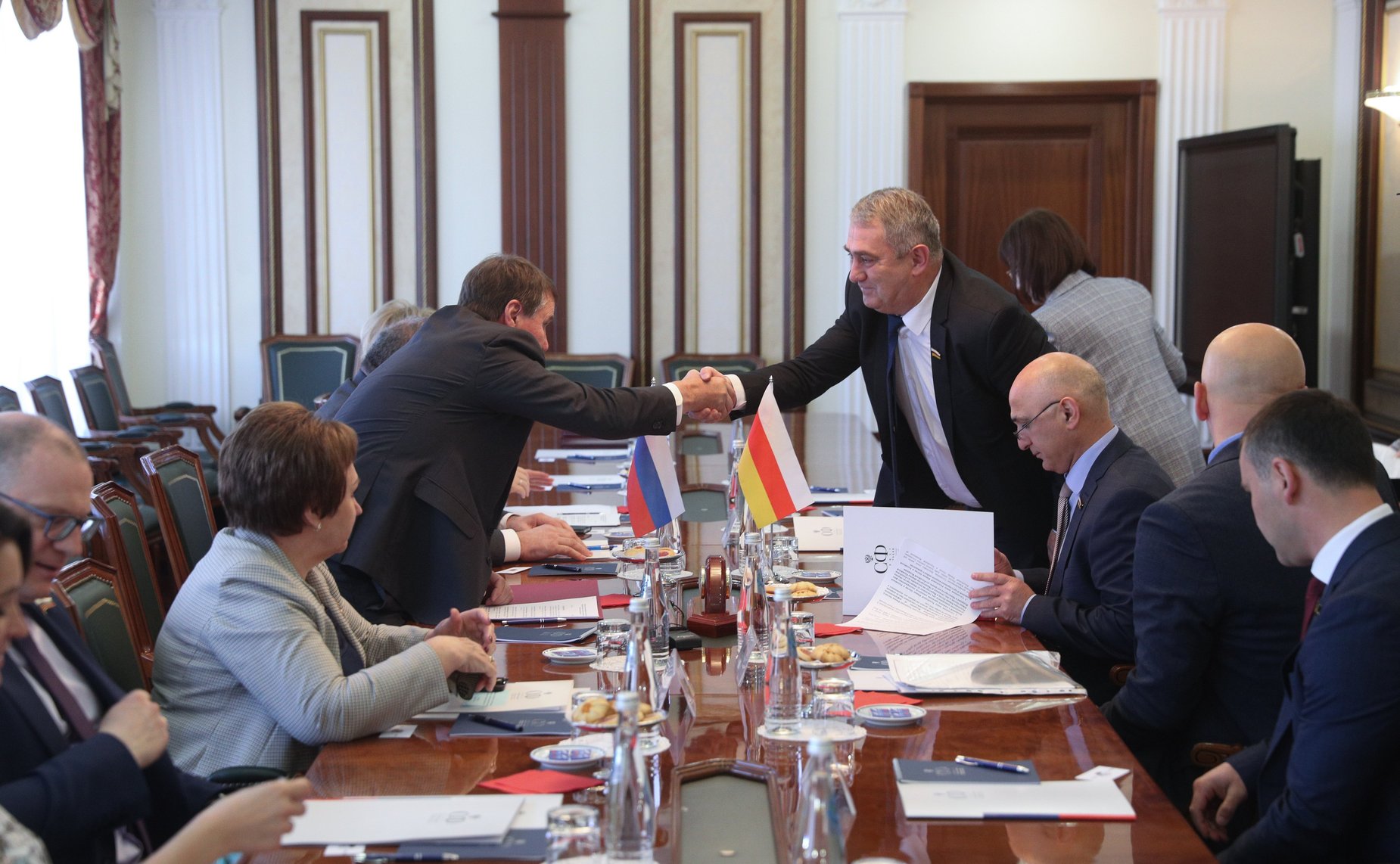 Заседание Комиссии по сотрудничеству СФ и Парламента Республики Южная Осетия