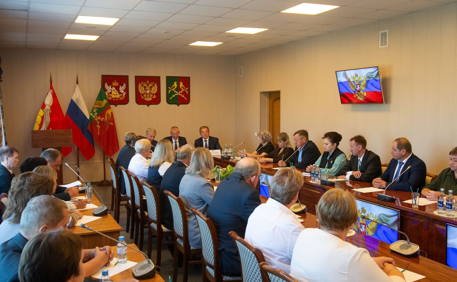 Сергей Лукин провел рабочую встречу с активом Таловского района Воронежской области