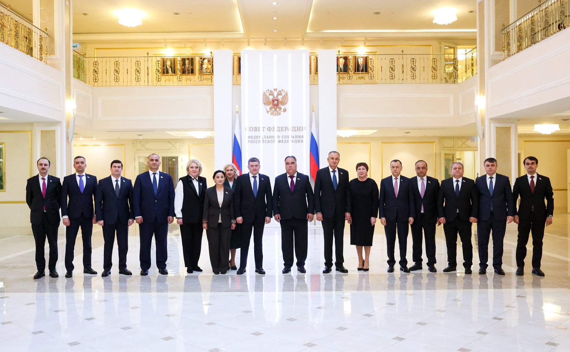 Заседание Комиссии по сотрудничеству Совета Федерации Федерального Собрания Российской Федерации и Маджлиси милли Маджлиси Оли Республики Таджикистан