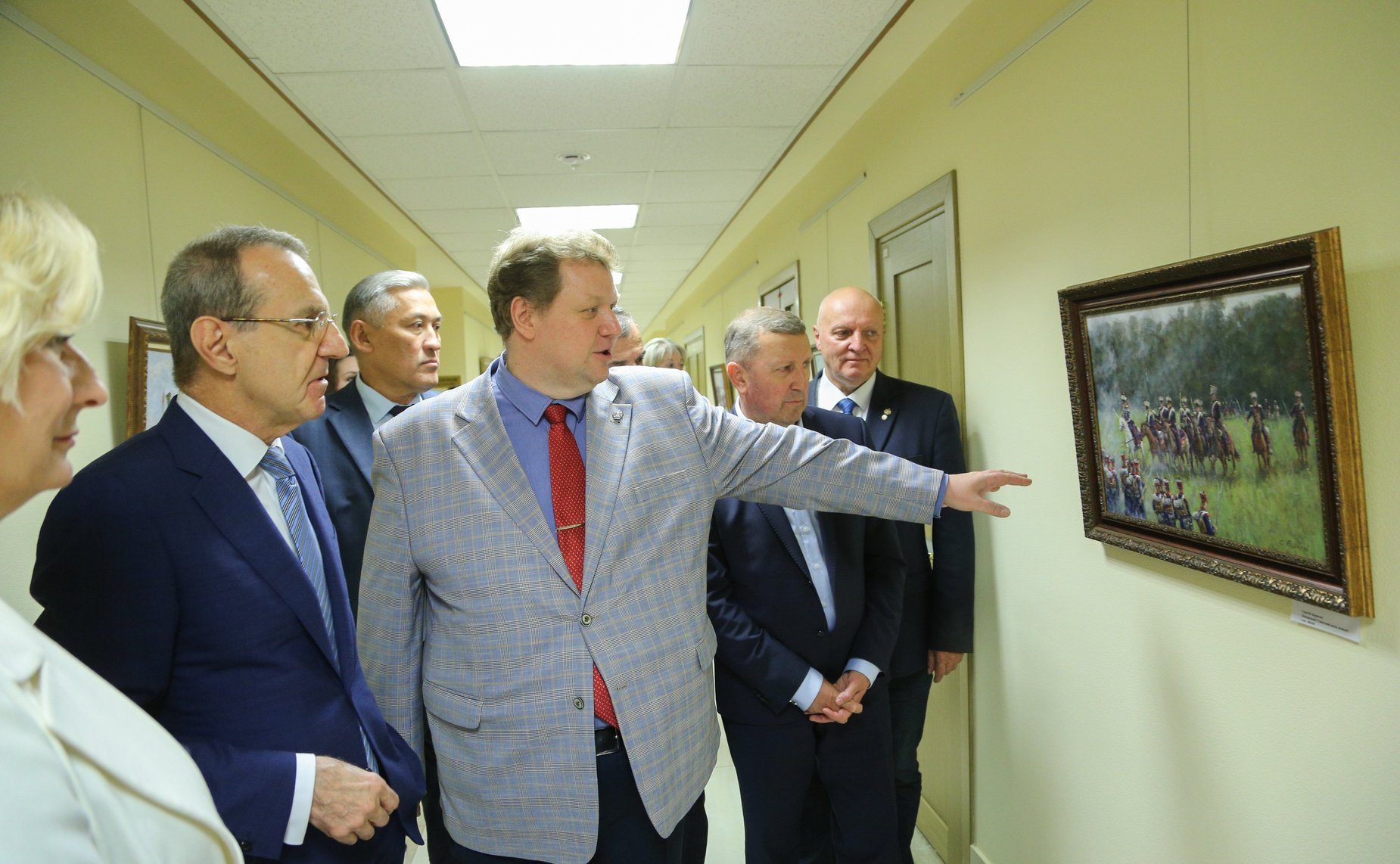 Открытие выставки члена Московского и Российского союза художников С. Борисова в рамках художественного проекта «Россия -Родина моя»