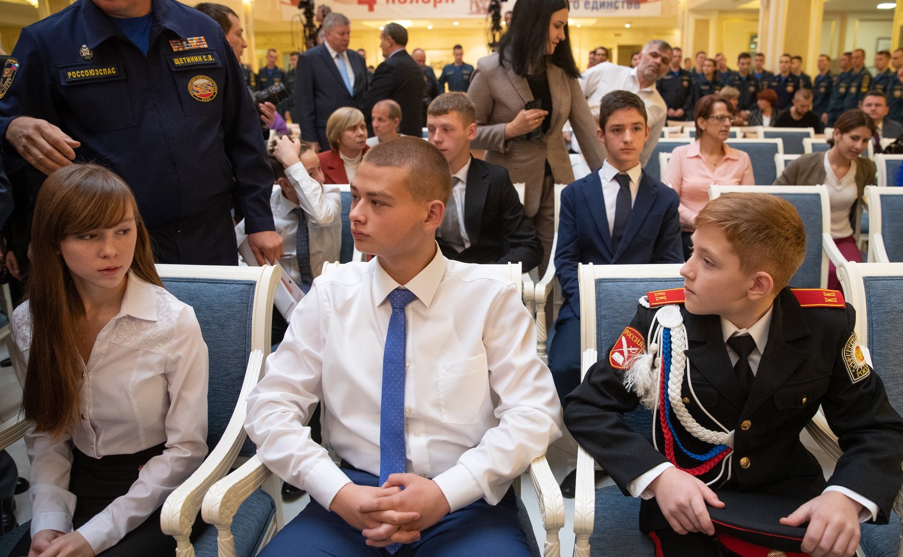 Торжественная церемония награждения детей и подростков, проявивших мужество в экстремальных ситуациях и спасших человеческие жизни