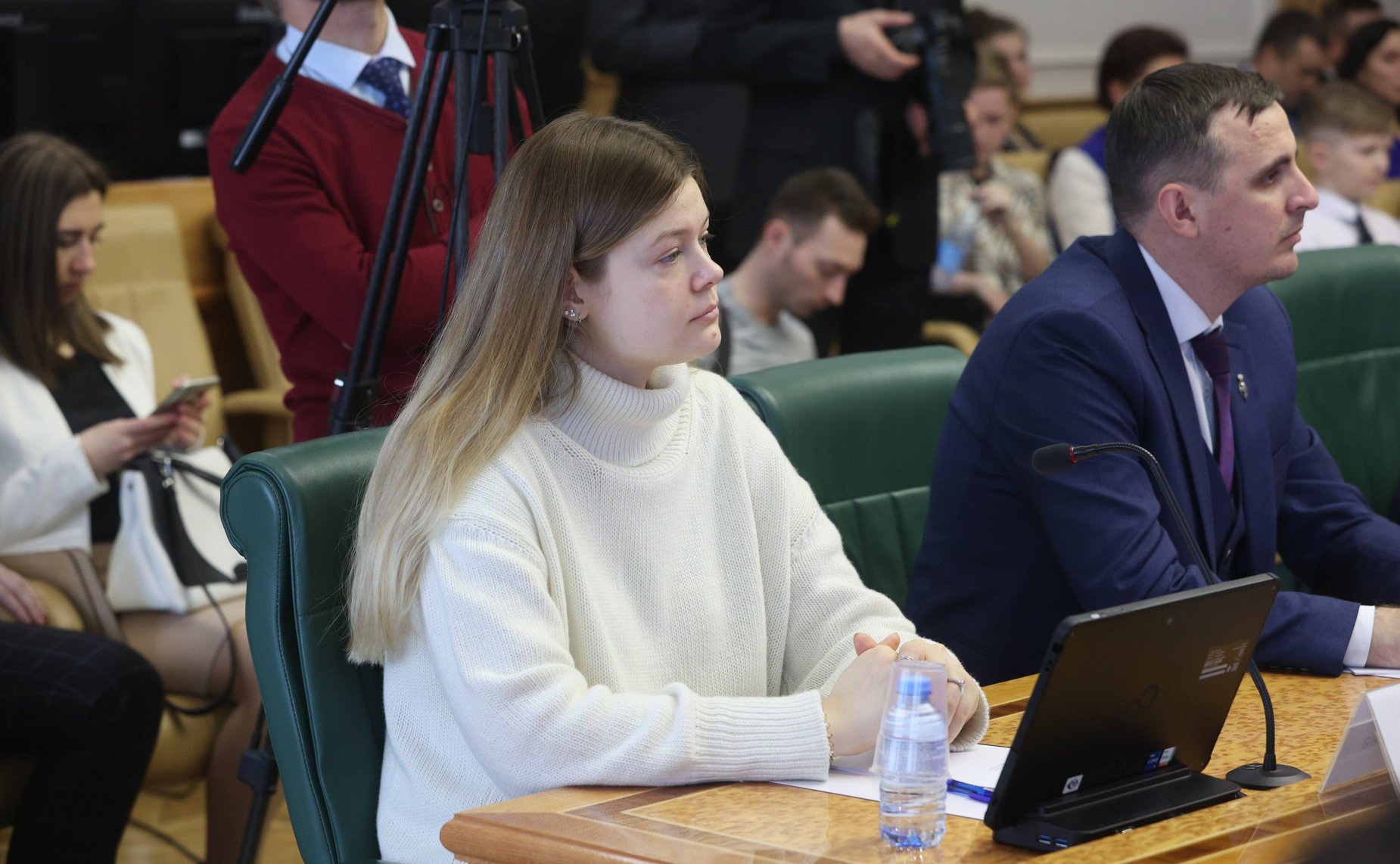 Встреча Председателя СФ Валентины Матвиенко с победителями Всероссийского конкурса молодежных авторских проектов и проектов в сфере образования «Моя страна- моя Россия»