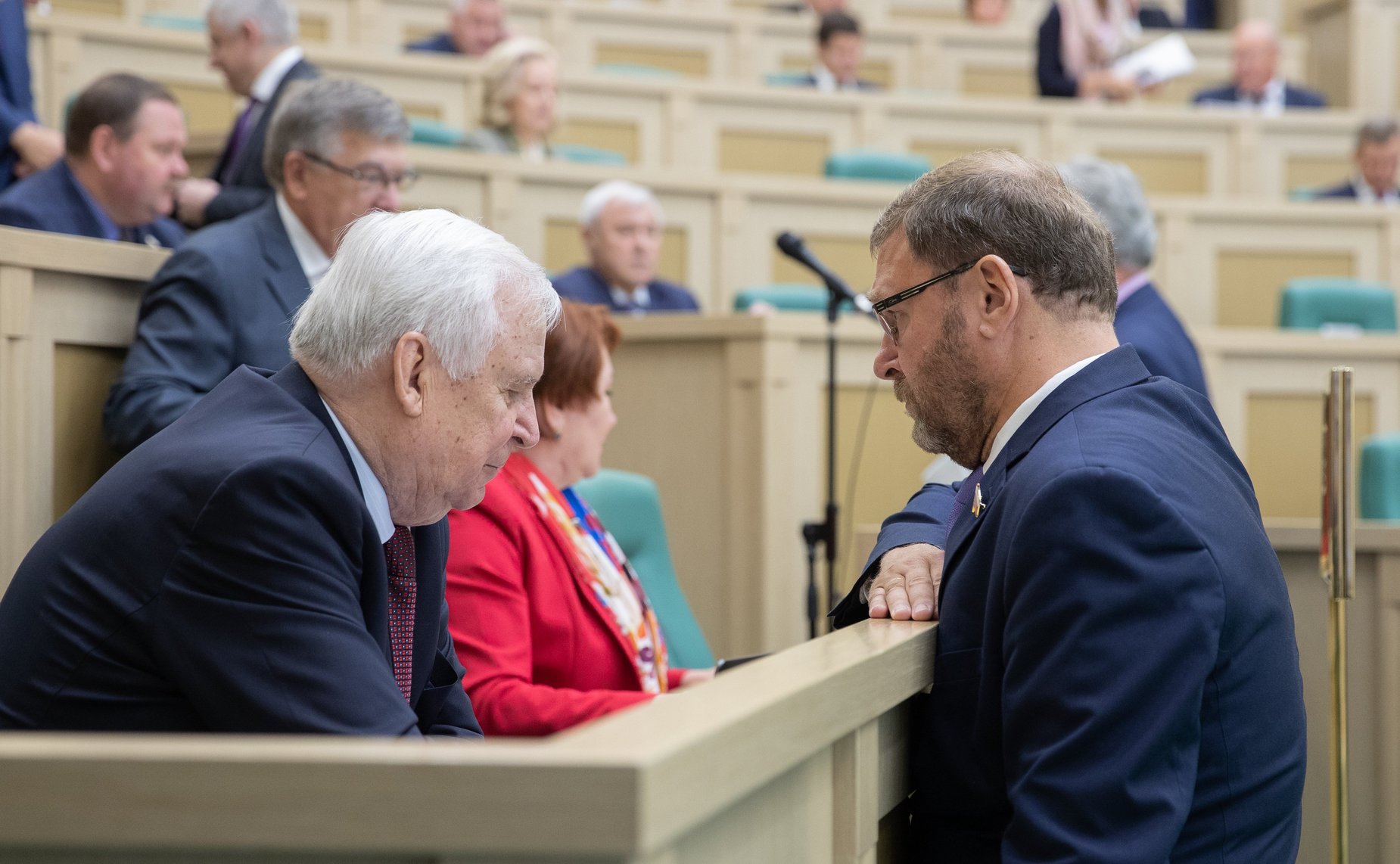 Николай Рыжков и Константин Косачев
