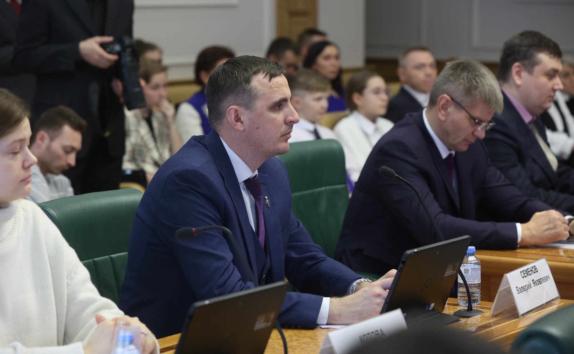 Встреча Председателя СФ Валентины Матвиенко с победителями Всероссийского конкурса молодежных авторских проектов и проектов в сфере образования «Моя страна- моя Россия»