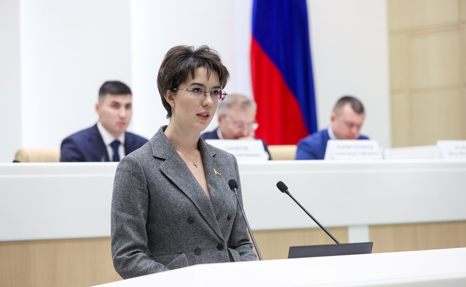 Пленарное заседание Палаты молодых законодателей при Совете Федерации